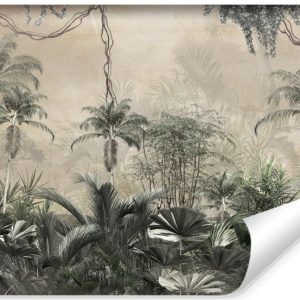 Fototapeta Las Tropikalny Palmy Styl Vintage 254x184cm 172690 Fototapeta Las Tropikalny Palmy Styl Vintage 254x184cm 172690