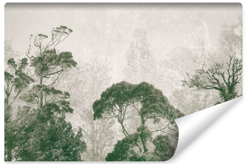 Fototapeta Las Tropikalny W Stylu Retro 312x219cm 324726