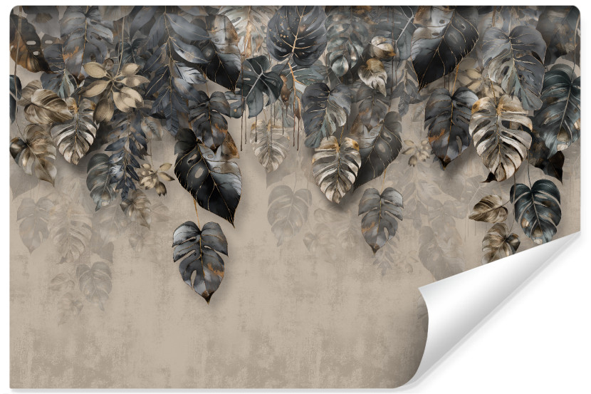 Fototapeta LIŚCIE Abstrakcja Monstera 3D 315x210cm 228545