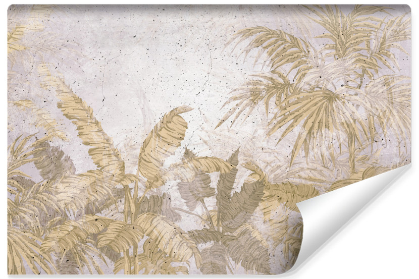 Fototapeta Liście Bananowce Palmy Styl Retro 180x120cm 324829