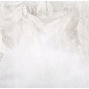 Fototapeta Liście Beton Szara Loft Boho Do Sypialni Salonu Tapeta 350X250 517333 Fototapeta Liście Beton Szara Loft Boho Do Sypialni Salonu Tapeta 350X250 517333