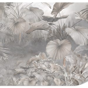 Fototapeta Liście na tle lasu 250x175cm 983558 Fototapeta Liście na tle lasu 250x175cm 983558