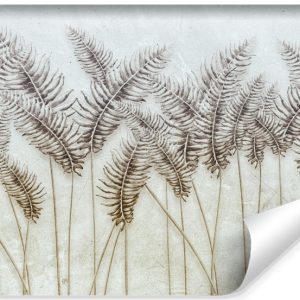 Fototapeta LIŚCIE Palmowe Beton Abstrakcja Retro 400x280cm 306728