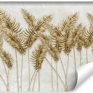Fototapeta Liście Palmowe Na Betonie 416x254cm 306407 Fototapeta Liście Palmowe Na Betonie 416x254cm 306407