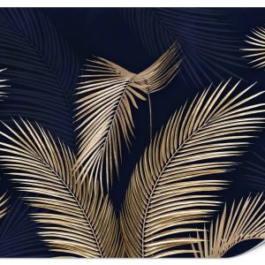 Fototapeta Liście palmowe na ciemnym tle 450x315cm 985592 Fototapeta Liście palmowe na ciemnym tle 450x315cm 985592