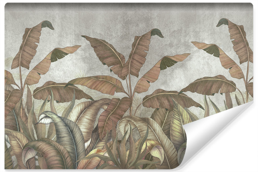Fototapeta Liście Tropikalne BETON Natura 152.5x104cm 257373