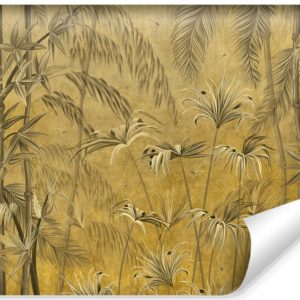 Fototapeta Liście Tropikalne Na Betonie 180x120cm 306773