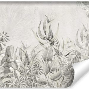 Fototapeta Liście Tropikalne Na Betonie 180x120cm 168077