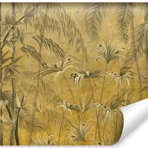 Fototapeta Liście Tropikalne Na Betonie 368x254cm 306831 Fototapeta Liście Tropikalne Na Betonie 368x254cm 306831