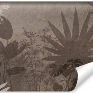 Fototapeta Liście Tropikalne Na Betonie 400x280cm 218096