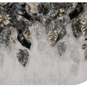 Fototapeta Liście Tropikalne Na Betonowym Tle 350x256cm 984609 Fototapeta Liście Tropikalne Na Betonowym Tle 350x256cm 984609
