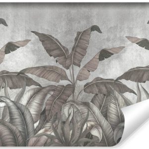 Fototapeta Liście Tropikalne Na Tle Betonu 520x318cm 316021 Fototapeta Liście Tropikalne Na Tle Betonu 520x318cm 316021