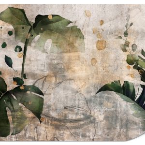 Fototapeta Liście tropikalne na tle w stylu retro 200x140cm 984656 Fototapeta Liście tropikalne na tle w stylu retro 200x140cm 984656