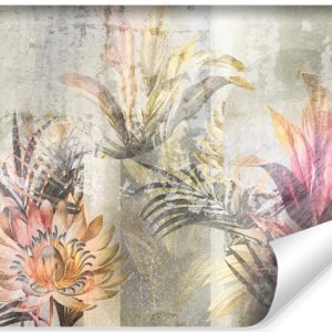 Fototapeta Liście W Stylu Vintage 368x254cm 324879 Fototapeta Liście W Stylu Vintage 368x254cm 324879