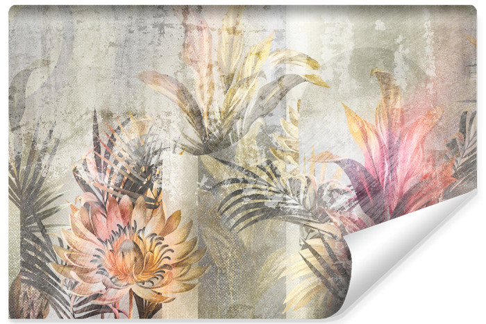 Fototapeta Liście W Stylu Vintage 368x280cm 324841