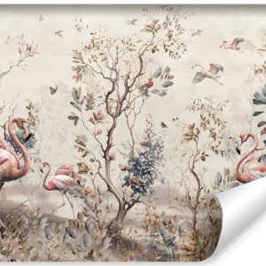 Fototapeta Ścienna Abstrakcyjne Flamingi Retro 405x270cm 173285 Fototapeta Ścienna Abstrakcyjne Flamingi Retro 405x270cm 173285