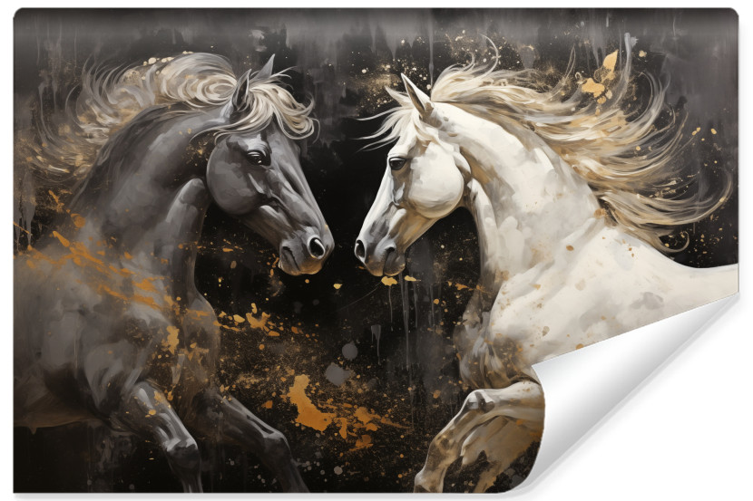 Fototapeta Ścienna Abstrakcyjne Konie 104x70.5cm 246090