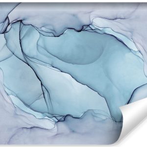 Fototapeta Ścienna Abstrakcyjny Niebieski Marmur 104×70.5cm 243284
