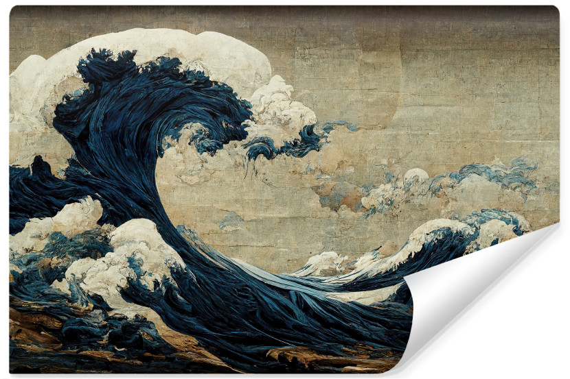 Fototapeta Ścienna FALE Styl Vintage Ocean 368x280cm 243088