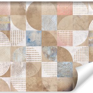 Fototapeta Ścienna Geometryczne Wzory Na Betonie 270x180cm 309251 Fototapeta Ścienna Geometryczne Wzory Na Betonie 270x180cm 309251