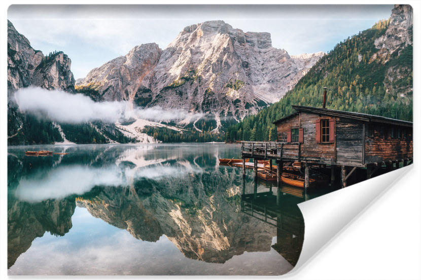 Fototapeta Ścienna Górskie JEZIORO Natura 315x210cm 254830