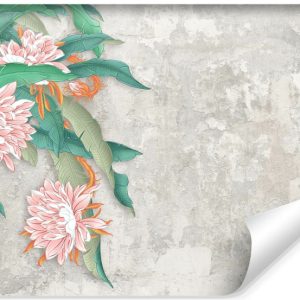 Fototapeta Ścienna KWIATY Beton Abstrakcja 368x254cm 225275 Fototapeta Ścienna KWIATY Beton Abstrakcja 368x254cm 225275
