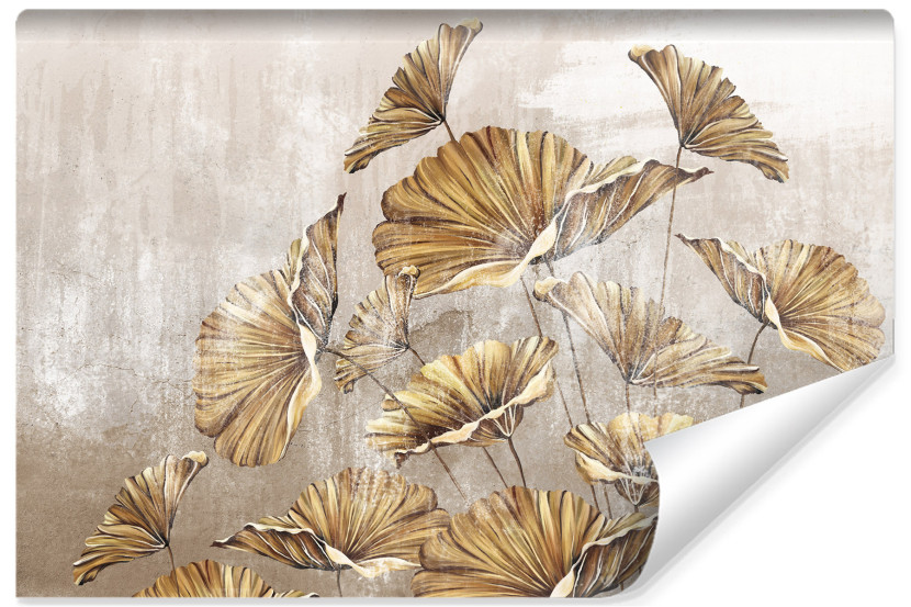 Fototapeta Ścienna KWIATY Liście Vintage 104x70.5cm 241126