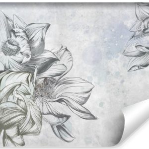 Fototapeta Ścienna Kwiaty Na Betonie Abstrakcja 460x300cm 170516 Fototapeta Ścienna Kwiaty Na Betonie Abstrakcja 460x300cm 170516