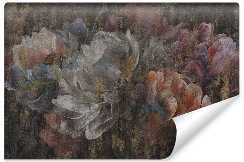 Fototapeta Ścienna Malowane Abstrakcyjne Piwonie 368x254cm 167137