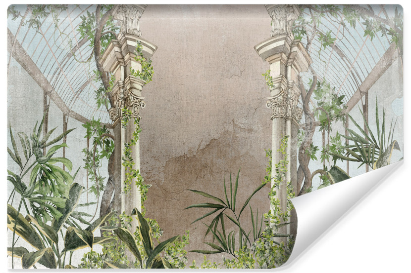 Fototapeta Ścienna Ogród ROŚLINY Vintage 90x60cm 241074