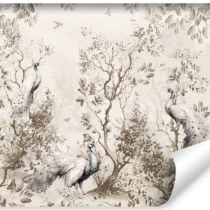 Fototapeta Ścienna Pawie W Stylu Vintage 104×70.5cm 166885 Fototapeta Ścienna Pawie W Stylu Vintage 104×70.5cm 166885