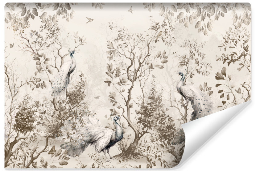 Fototapeta Ścienna Pawie W Stylu Vintage 104x70.5cm 166885