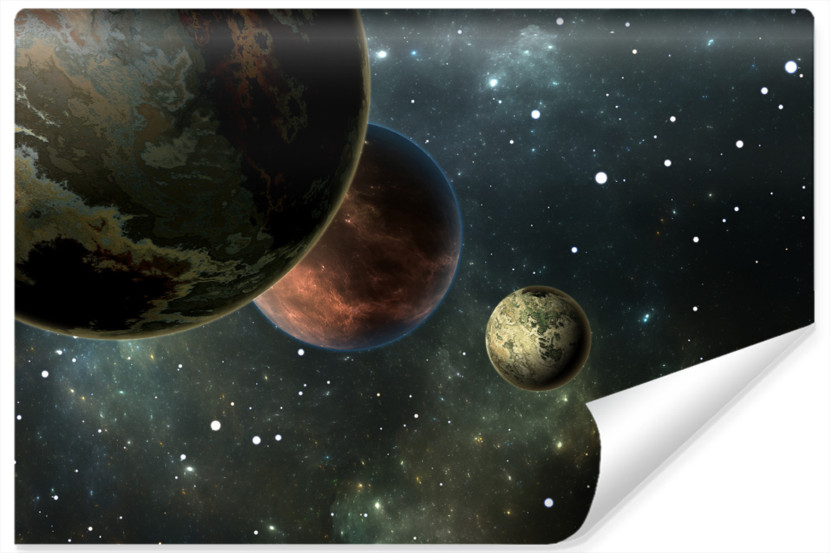 Fototapeta Ścienna PLANETY Gwiazdy Kosmos 208x146cm 265462