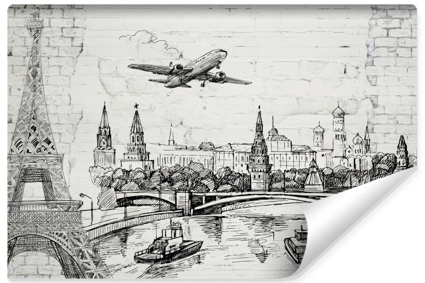 Fototapeta Ścienna Światowe ZABYTKI Wieża Eiffla 360x240cm 165290