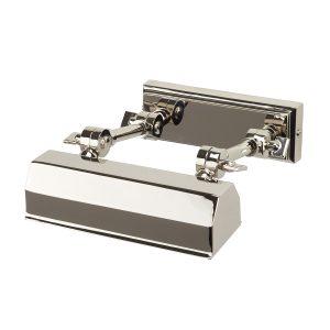Kinkiet srebrny Chawton 1xE14x40W wym:11,9×18,2×18,6cm IP20 Elstead 834847
