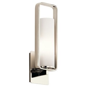 Kinkiet srebrny City Loft 1xE27x60W wym:43,5×13,7×12,8cm IP20 Kichler 828985