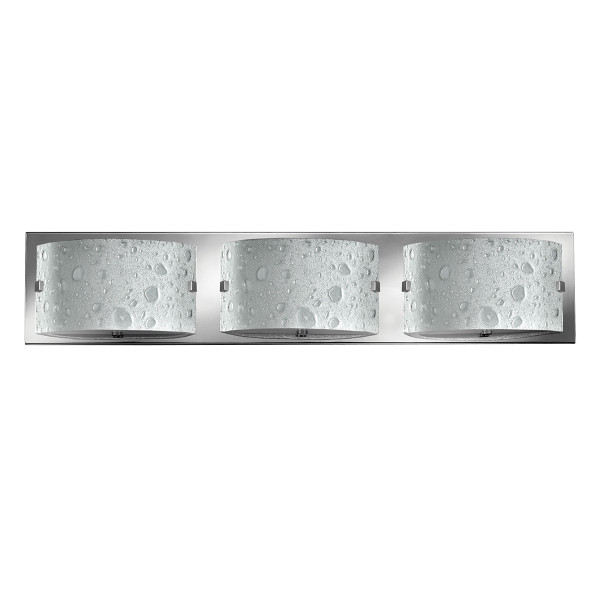 Kinkiet srebrny Daphne 3xG9x3W wym:12,7x61x9,2cm IP44 Hinkley 844709