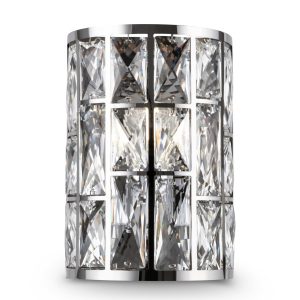 Kinkiet srebrny GELID 1xE27x60W wym:21,2×14,7x10cm IP20 Maytoni 829027 Kinkiet srebrny GELID 1xE27x60W wym:21,2×14,7x10cm IP20 Maytoni 829027