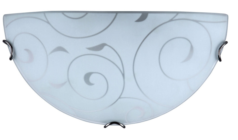 Kinkiet srebrny Harmony Lux 1xE27x60W wym:30x30x30cm IP20 Rabalux 833536