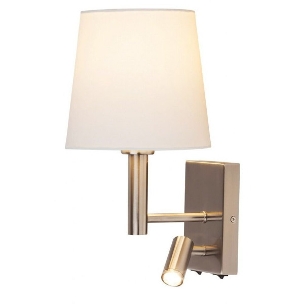 Kinkiet srebrny Harvey 1xE27x40W wym:36x18x21cm IP20 Rabalux 953546