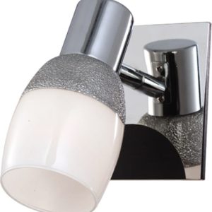 Kinkiet srebrny HOSTA 1xE14x40W wym:15x10x16cm IP20 Kaja 1046176 Kinkiet srebrny HOSTA 1xE14x40W wym:15x10x16cm IP20 Kaja 1046176