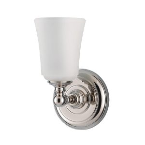 Kinkiet srebrny Huguenot Lake 1xG9x3,5W wym:24,8×13,3×15,2cm IP44 Feiss 834902