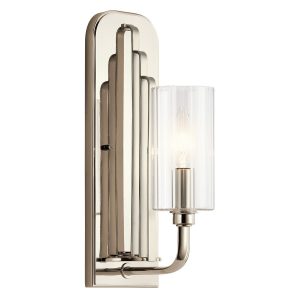 Kinkiet srebrny Kimrose 1xE14x40W wym:35,5×11,5x16cm IP20 Quintiesse 187379