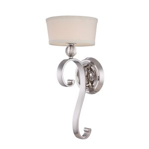 Kinkiet srebrny Madison Manor 1xG9x3W wym:50,8×21,6×22,9cm IP20 Quoizel 824016