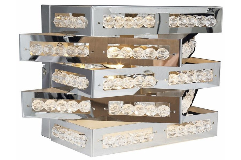 Kinkiet srebrny Marcella 2xG9x33W wym:20x40x16cm IP20 Reality 828977