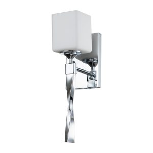 Kinkiet srebrny Marette 1xG9x3W wym:41,3×12,7×14,3cm IP44 Kichler 832598