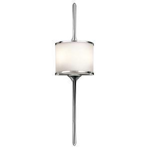 Kinkiet srebrny Mona 2xG9x3,5W wym:76,2×20,4×11,7cm IP44 Kichler 835327