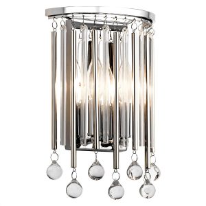 Kinkiet srebrny Piper 2xE14x60W wym:31,2×21,7×11,2cm IP20 Kichler 832193