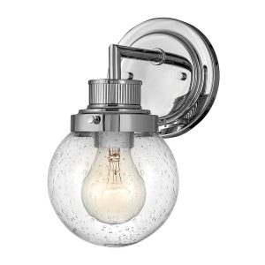 Kinkiet srebrny Poppy 1xE27x60W wym:23,7x13x18,3cm IP44 Quintiesse 832617