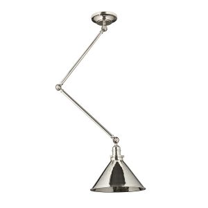 Kinkiet srebrny Provence 1xE27x60W wym:123×29,7x30cm IP20 Elstead 832400